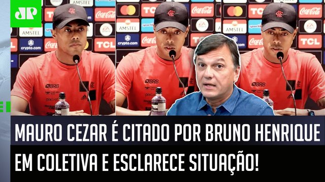 EU NÃO FALEI do Bruno Henrique! O que ACONTECEU foi... Mauro Cezar ESCLARECE SITUAÇÃO no Flamengo!