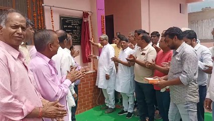नवनिर्मित 40 लाख रूपए की लागत का सामुदायिक भवन का किया लोकार्पण