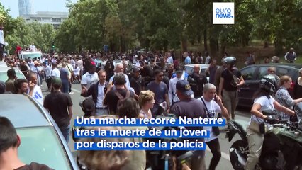 Francia | La marcha en honor a Nahel finaliza en disturbios y enfrentamientos con las autoridades
