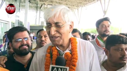 नवनियुक्त डिप्टी सीएम का एयरपोर्ट पर जोरदार स्वागत