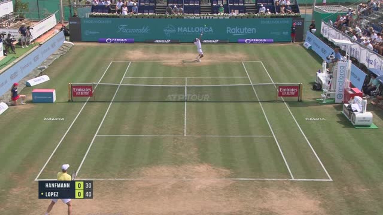 Highlights: Hanfmann steht im Halbfinale