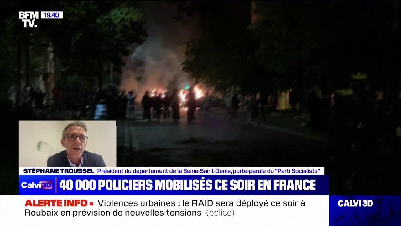 Violences en Île-de-France: "Ce sont d'abord les habitants des quartiers populaires qui en font les frais", pour le président PS du département de la Seine-Saint-Denis