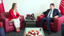 Visites de vacances dans les partis politiques… De Nazlıaka du CHP à Geyveli du Welfare Party à nouveau： ＂Aucun enfant ne devrait être marié à un âge précoce et forcé＂