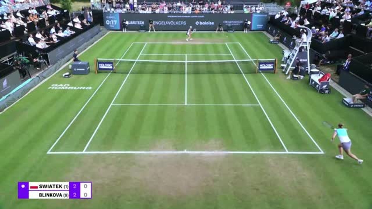 Highlights: swiatek schlägt blinkova im vf