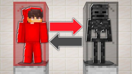 BRAIN SWAP_ I BECAME A WITHER SKELETON in Minecraft