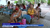 Espera por vagas de UTI por doenças respiratórias em crianças