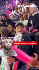 Go Public, Maxime Bouttier Datangi Luna Maya dan Berikan Sebuket Bunga, Disaksikan Penonton Tenis di Senayan