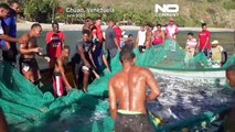 Watch: women in Venezuela are working on fishing boats to feed their families