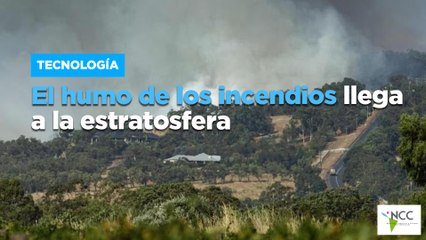 El humo de los incendios llega a la estratosfera