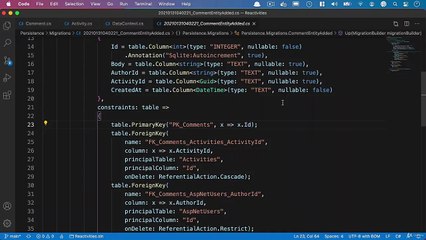 Net. Core and React SignalR - Adding a comment DTO and mapping