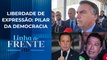 Bolsonaro, João Doria e Magno Malta apoiam Jovem Pan após ação do MPF | LINHA DE FRENTE