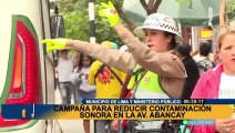 Cercado de Lima: lanzan campaña para reducir contaminación sonora en la avenida Abancay