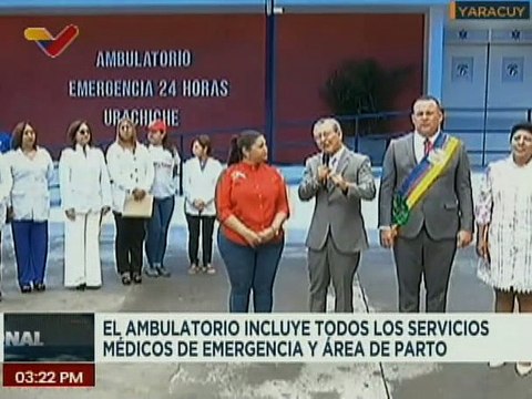 Entregan rehabilitado el Ambulatorio Urachiche que favorecerá a 50 comunidades del edo. Yaracuy