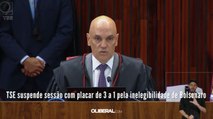 TSE suspende sessão com placar de 3 a 1 pela inelegibilidade de Bolsonaro