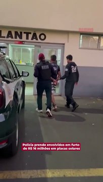 Polícia prende sete envolvidos em furto de R$ 16 milhões em placas solares