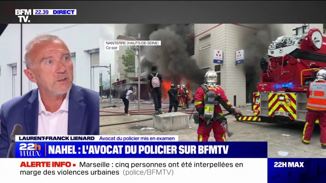 Violences urbaines: Tous ces gens ne cherchent pas la justice , pour l'avocat du policier mis en examen pour avoir tué le jeune Nahel à Nanterre