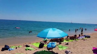 Lloret de Mar - Beach Walk tour Spain - Costa Brava - July 2022