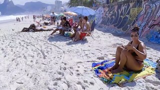 CARNIVAL Rio de Janeiro  Ipanema Beach Walk BRAZIL