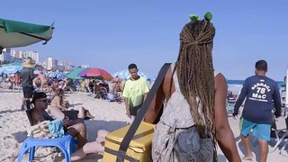 Rio de Janeiro  CARNIVAL BRAZIL  Copacabana Beach Walk Tour