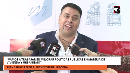 Vamos a trabajar en mejorar políticas públicas en materia de vivienda y urbanismo”, detalló el presidente del Iprodha