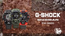 MUDMAN Conquer even more terrain with enhanced support ｜ CASIO G-SHOCK GW-9500