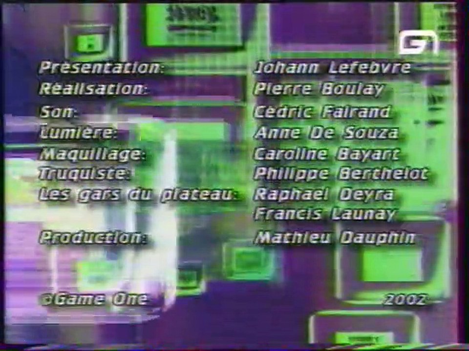Game One Janvier 2002 1 Extrait Pub
