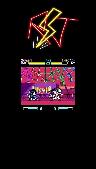 SNK Gals Fighters - Mai Q.O.F. Mode #4 #kof #snkgames #waifus #fightinggame RJ ANDA #neogeopocket