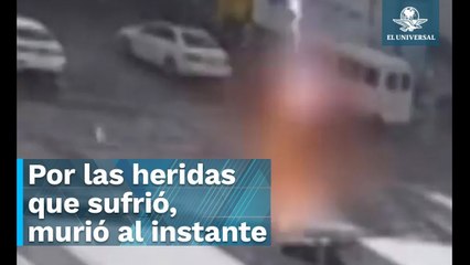 El escalofriante momento cuando rayo impacta a un hombre y muere