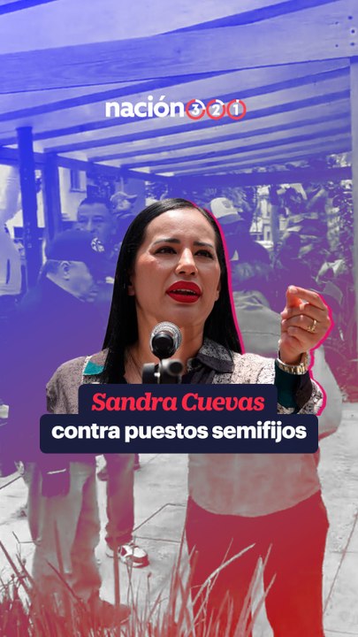Sandra Cuevas contra puestos semifijos