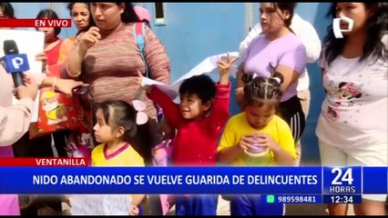 Colegio inicial es convertido en fumadero: se encuentra en abandono desde hace 6 años