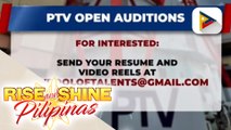 PTV, magsasagawa ng Open Auditions para sa mga nais maging reporter, host, at content creator