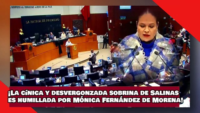 ¡VEAN! ¡La cínica y desvergonzada sobrina de Salinas es humillada por Mónica Fernández de Morena!