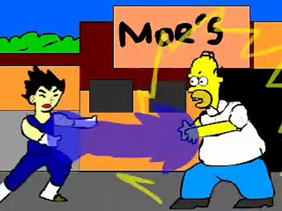 Homero vs Vegeta
