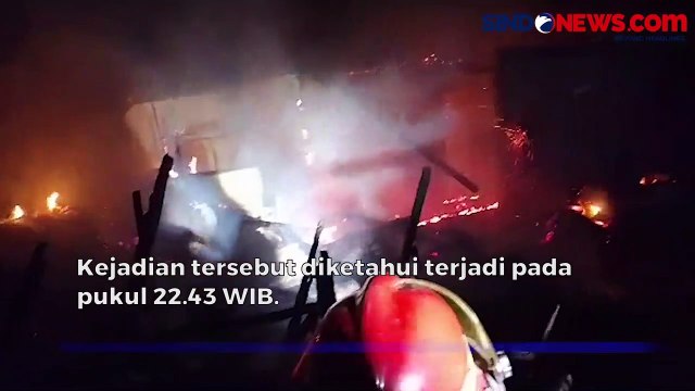 Diduga Korsleting Listrik, 2 Rumah di Sukabumi Ludes Terbakar