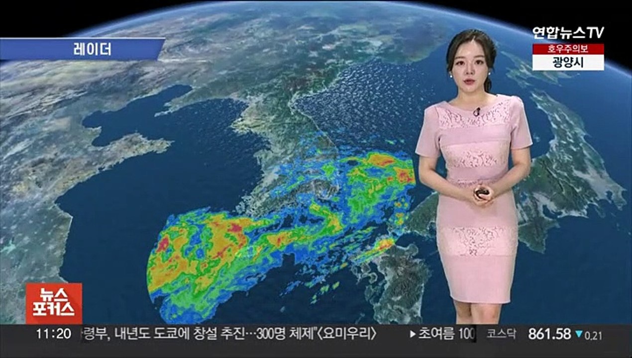 [날씨] 남부·제주도 집중호우…시간당 30~60mm 폭우 주의