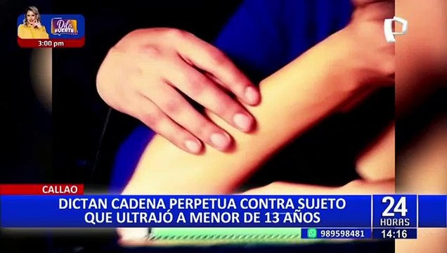 Poder Judicial dicta cadena perpetua contra sujeto que ultrajó a menor de 13 años