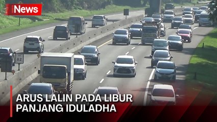 Pantauan Arus Lalin di Tol Cipularang, Kendaraan Didominasi Mobil Pribadi