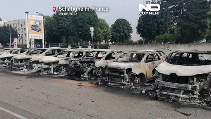 Zerstörung in Frankreich nach Tod eines 17-Jährigen