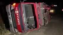 Şanlıurfa’da yangına müdahaleye giden itfaiye erleri kaza yaptı: 3 yaralı