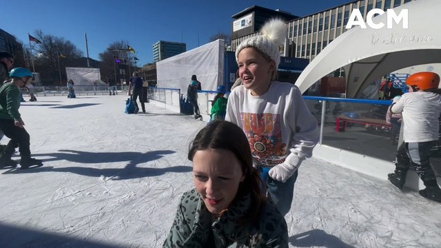 Ice Skating in Canberra’s City Centre - 30 June, 2023 - The Canberra Times