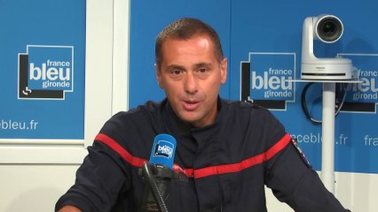 François Castaing, capitaine des sapeurs-pompiers des centres de La-Teste-de-Buch et du Pyla-sur-Mer