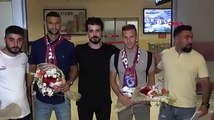 Trabzonspor'un yeni transferleri Orsic ve Joaquin kente geldi