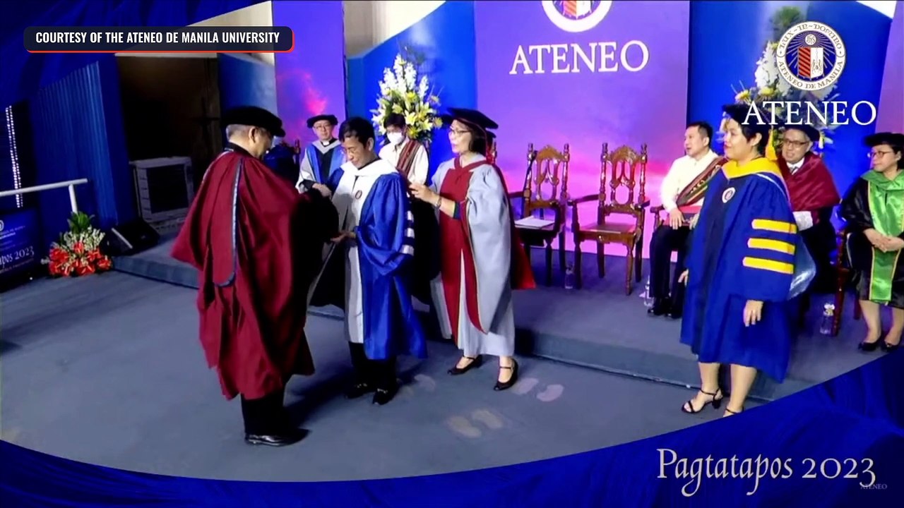 Maria Ressa receives honorary degree from Ateneo, delivers commencement speech