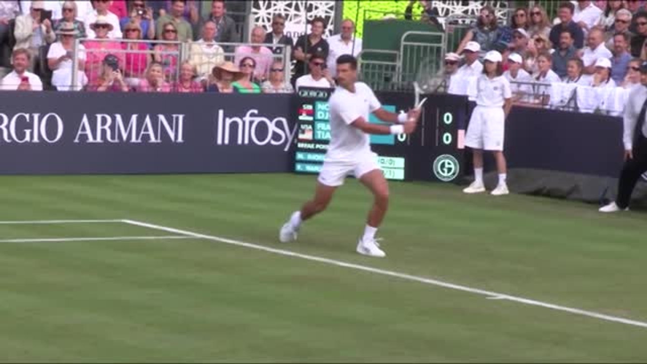 Djokovic mit freundschaftsspiel gegen tiafoe