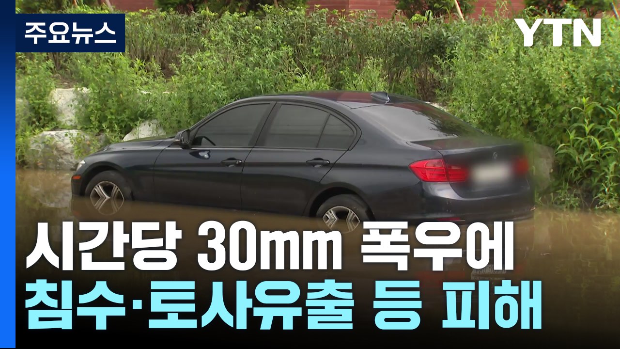 저지대 침수에 나무 쓰러지고 흙탕물...강원지역 곳곳 피해 / YTN