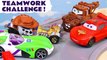 CARS Teamwork Challenge with 22 Toy Story Character Car Toys Animation Cartoon