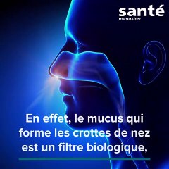Crottes de nez – Que doit-on en faire ?