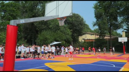Milano, Kellogg Italia inaugura un campo da basket a QT8
