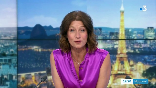 Carole Gaessler très émue au moment de faire ses adieux dans le 19/20 National sur France 3.
