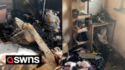 Mum's horror after cheap iPhone charger from Amazon bursts into flames and guts her family home